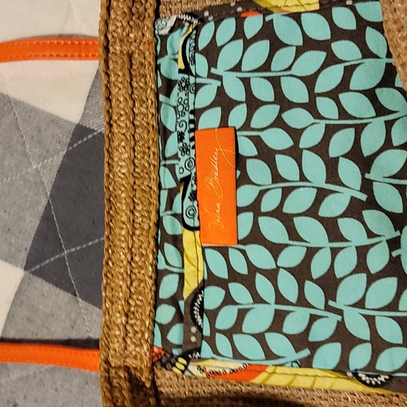 NWOT vera bradley straw bag - Picture 3 of 3